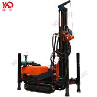 Machine with mud pump diesel 1000 meters 500m drilling 200m water well drill rig with mud pump